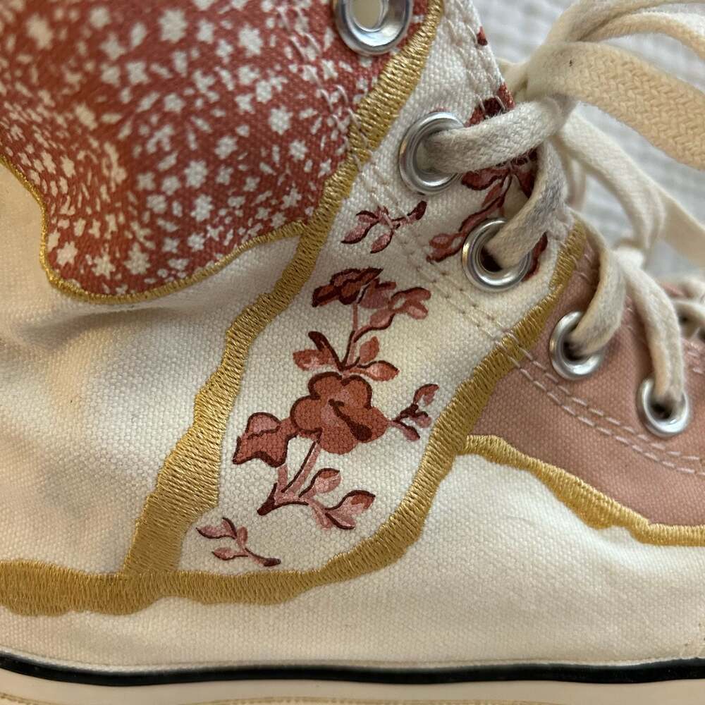Converse Chuck 70 Egret Golden Florals Multi size 9 men’s - Picture 8 of 10